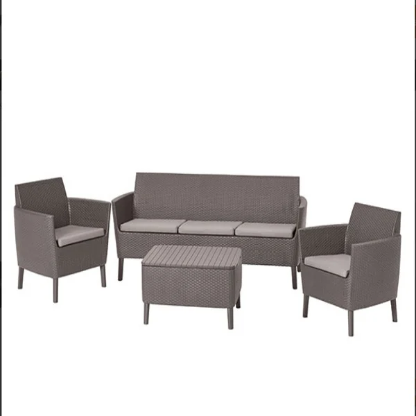 Baštenski set Salemo sa trosedom kapućno CU 238589